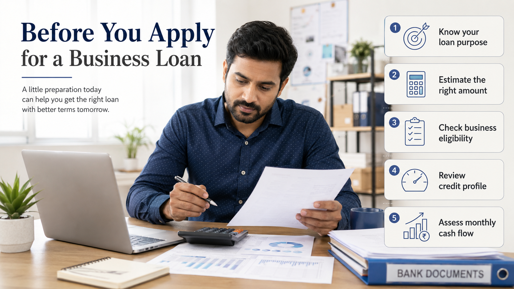Business loan checklist before applying
