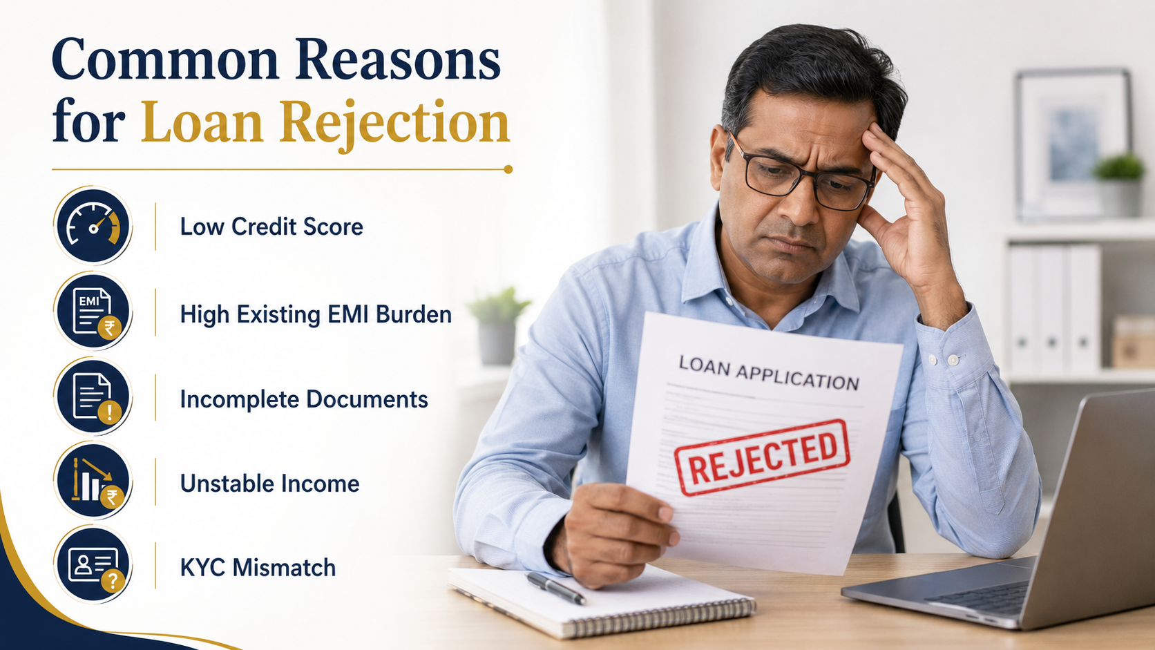 Common reasons for loan rejection